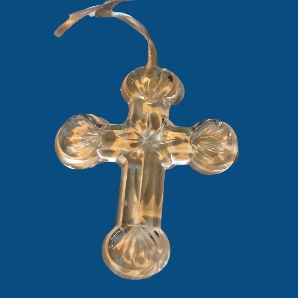 Waterford crystal cross ornament